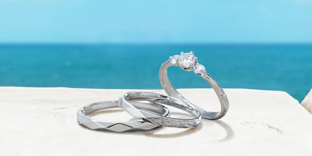 ハワイアンジュエリー結婚指輪ブランドのプライベートビーチ